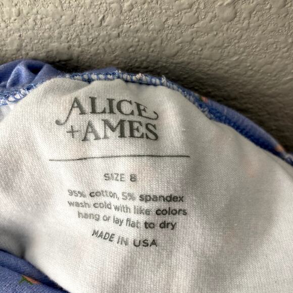 Alice + Ames Juliet Dress - Blue Anee Floral 8 - Picture 5 of 7